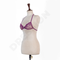 Purple Net with Rhinestone Heart 2 Pcs Halter Bra and Panty Set