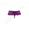 Purple Net with Rhinestone Heart 2 Pcs Halter Bra and Panty Set