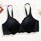 Wire Free Lady Push Up Stretchy Bra