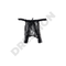 Black 2PCs Babydoll Halter Style Net Nighty for Women