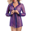 Hot Transparent Women's Mesh Smooth Sheer Shirt