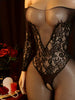 Plus Size Sheer Fishnet Camisole Body Stocking for Women