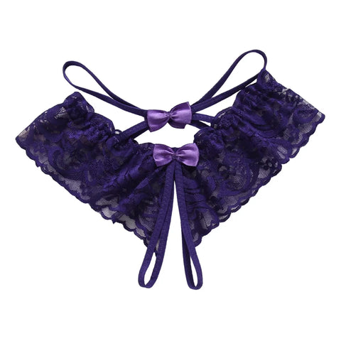 Women Straps Embroidery Underwear Panties