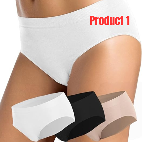 Pack of 3 Camisoles+Pack of 3 Simple Cotton Panties-Combo Deal 28