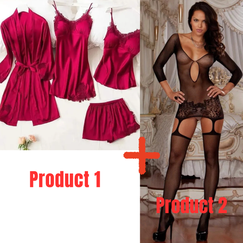 Pack of 2 Bridal Elegant & Sexy Set-Combo Deal 33