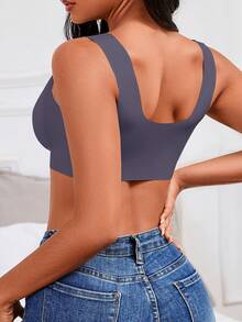 Premium Seamless Backless Wireless Reducer Ice Silk Bra