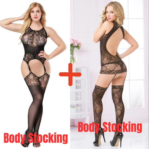 Valentine Special Pack of 2 Stockings for Romantic Moments-Combo Deal 34