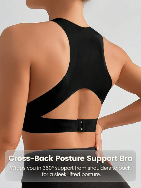 Cross-Back Posture Support Bra for Women