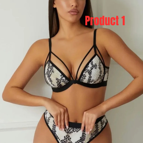 Pack of 2 Bridal Padded Bra & Panty Sets- Combo Deal 35