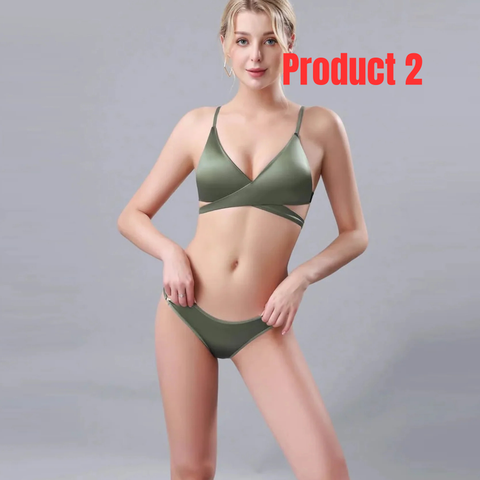 Pack of 2 Bridal Padded Bra & Panty Sets- Combo Deal 35