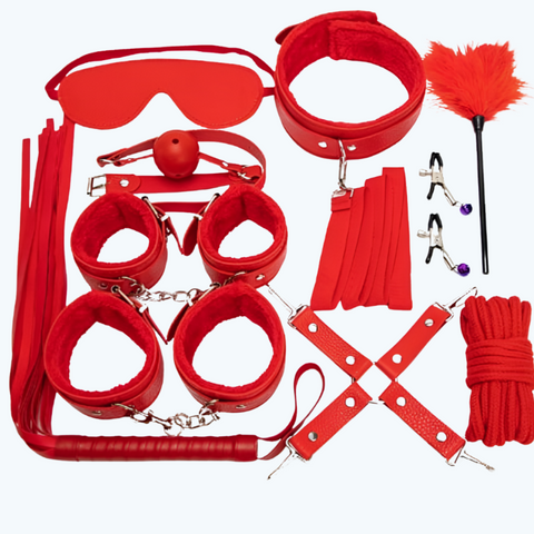 12 PCs Elegant Grey Play Kit – Inspired by Fifty Shades