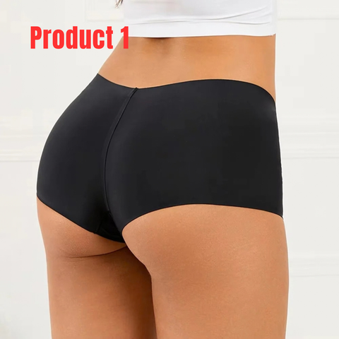 Pack of 3 Half Body Stocking+2 Ice Silk Panties Combo Deal 38