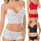 2 Pcs Lace Bra and Panty Set