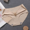Ice Silk Seamless Solid Color Panty