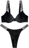Bridal Diamond Padded Bra and Panty Set