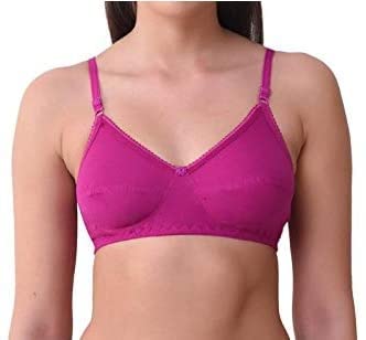 Women Simple Cotton Everyday Bra (Multicoloured) Pack of 6