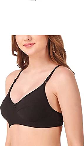 Women Simple Cotton Everyday Bra (Multicoloured) Pack of 6