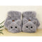 Cute Rabbit Knit Plush Fingerless Flip Half Finger Gloves