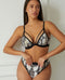 Snake Print Bra and Panty Set