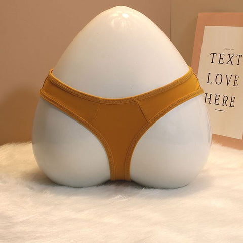 Sexy Pearl Net Pattern Silky Thong for Women