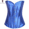 Simple Satin Bustier Corset for Women