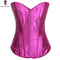 Simple Satin Bustier Corset for Women