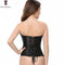 Simple Satin Bustier Corset for Women