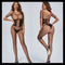 Net Pattern Full Body Stocking