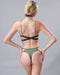 Satin Cross Body Bridal Bra & Panty Set for Women