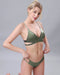 Satin Cross Body Bridal Bra & Panty Set for Women