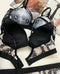 Snake Print Bra and Panty Set