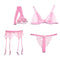 4 PCs Lace Lingerie Set