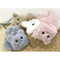 Cute Rabbit Knit Plush Fingerless Flip Half Finger Gloves