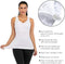 Padded Camisole Stretchable Sportswear Top