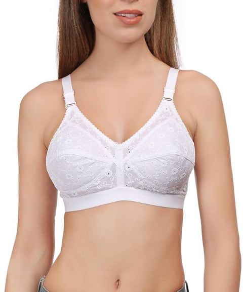 Eve's Beauty Full Chickan Cotton Full Coverage Bra