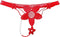 Women's Pearl Lambada Flower Pattern Thong