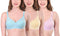 Women's Cotton Blend T-Shirt Bra Combo (Pack of 3)