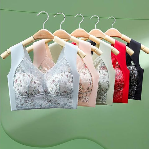High Support Seamless Wireless Bra for Women