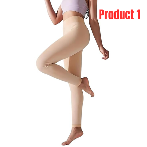 2 Classic Fishnet Floral Leg Stockings for Women+Koa Nude Winter Warm Leggings for Women-Combo Deal Deal 11