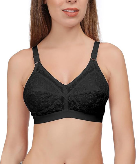 Eve's Beauty Full Chickan Cotton Full Coverage Bra