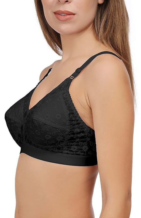 Eve's Beauty Full Chickan Cotton Full Coverage Bra