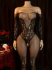 Plus Size Sheer Fishnet Camisole Body Stocking for Women