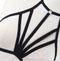 Cupless Strappy Elastic Harness Bra