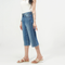 Blue Baggy Demin Shorts for Women