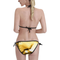 Abstract Marble Yellow Women Two Piece Bikini