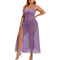 Babydoll Sexy Mesh Maxi Nightdress Strappy Exotic Sleepwear