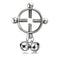 Body Piercing Breast Nail Screw Bell Pendant Ring Jewelry