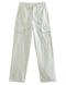 Cargo Pants Women with Side Patch Pockets Straight