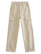 Cargo Pants Women with Side Patch Pockets Straight