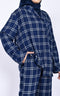 Checkered Silvy Navy-White 2 Pcs Loungewear for Women